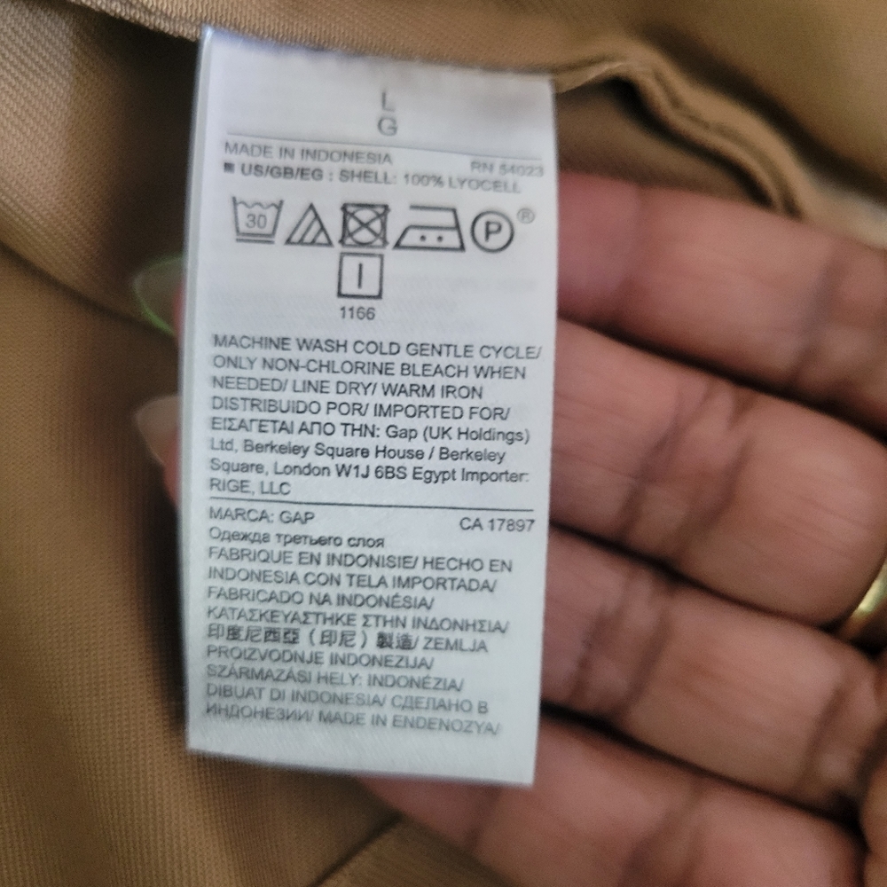 Gap Collarless Utility Jacket - image 3